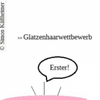 Und gewonnen hat um Haareslänge ...