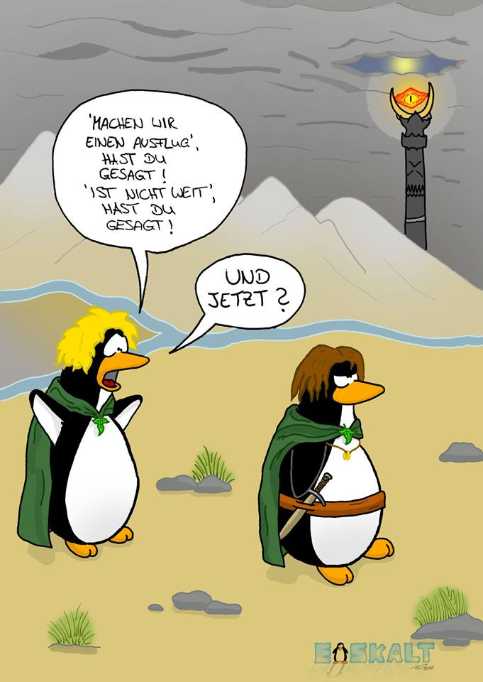 Cartoon: Nur kurz weg 1