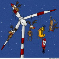 Santa und die neue Technik