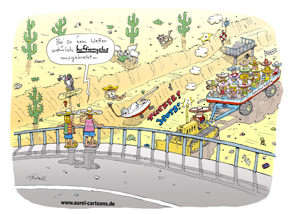 Cartoon: Trockenübung 1