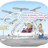 Lufttaxi: Theo der Testpassagier