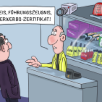 Auf dem Leim gegangen