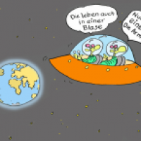 Leben in einer Blase