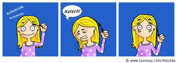 Cartoon: Hatschi 1