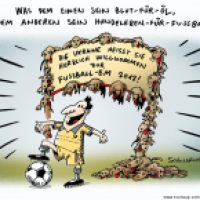Hundeleben für Fußball - EM Ukraine 2012