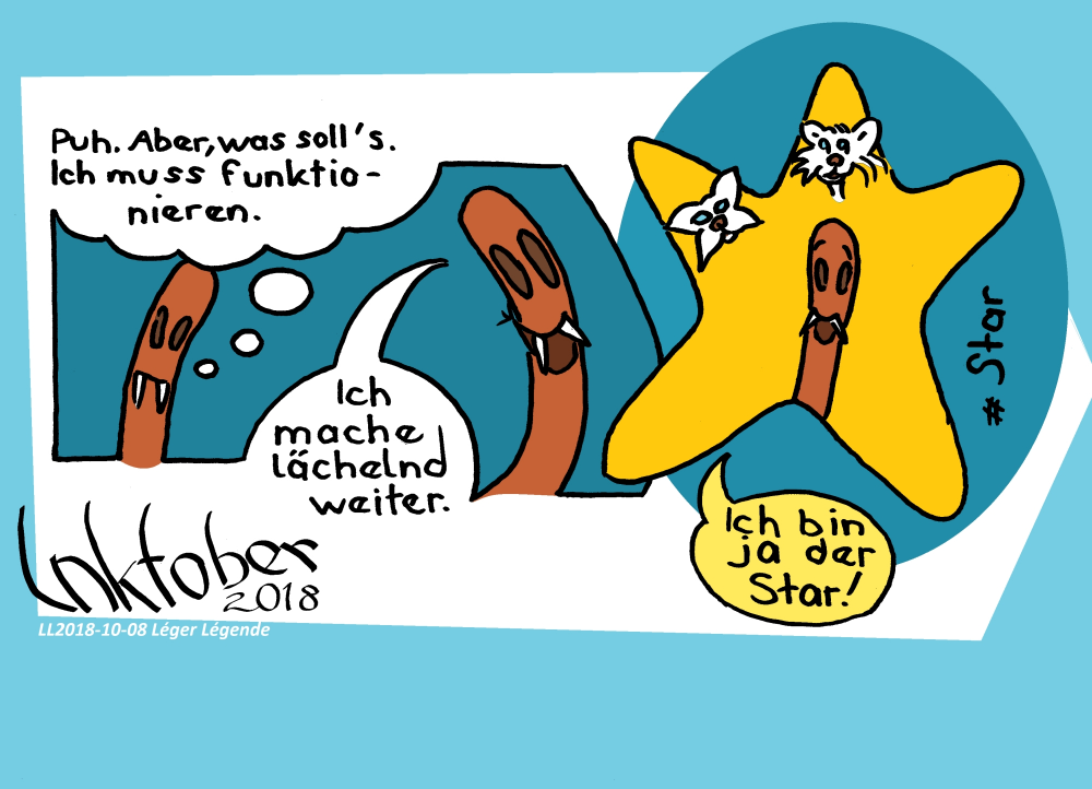Comic: LL-Inktober2018-10-08 Star 1