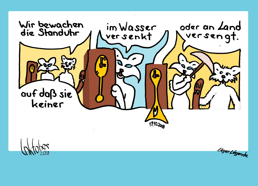 Comic: LL-Inktober2018-10-19 versengt 1