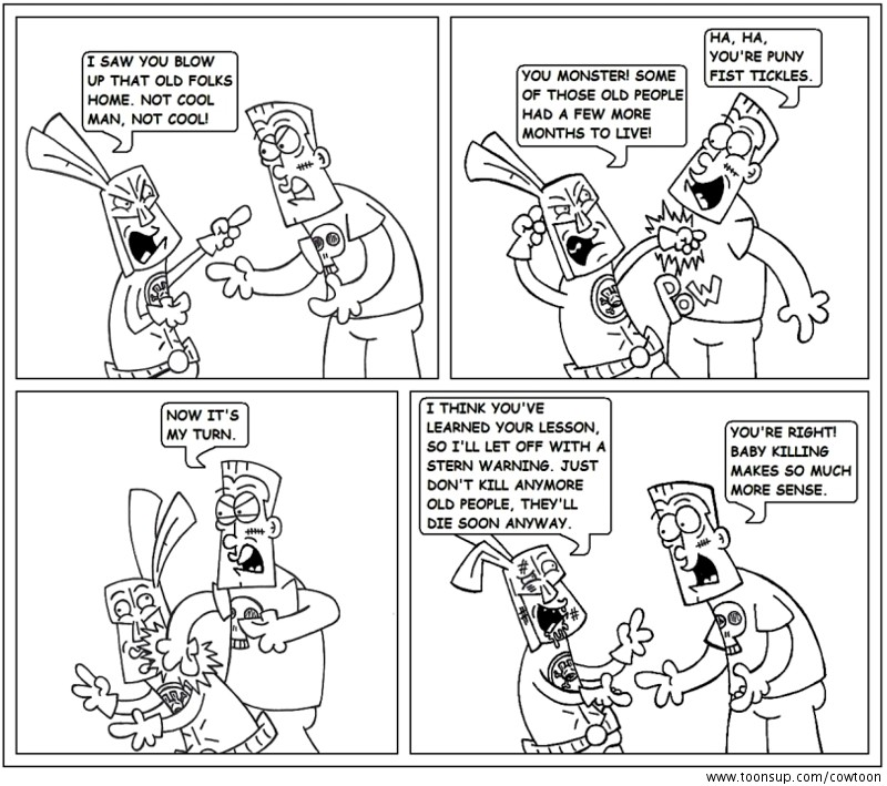 Cartoon: Stern Warning 1