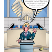 Cartoon von Stefan Bayer: Bundestag