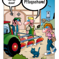 Cartoon von Stefan Bayer: Auf dem Land