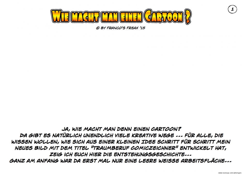 Illustration: Cartoon-Tutorial 1