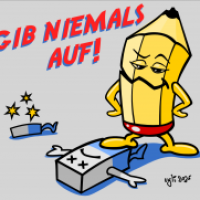 Gib niemals auf