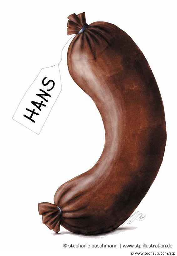 Cartoon: Hanswurst 1