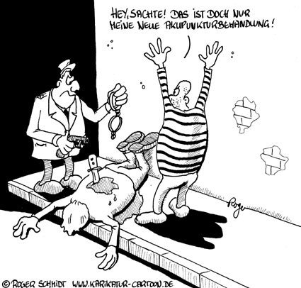 Cartoon: Akupunktur 1