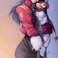 Misato and PenPen