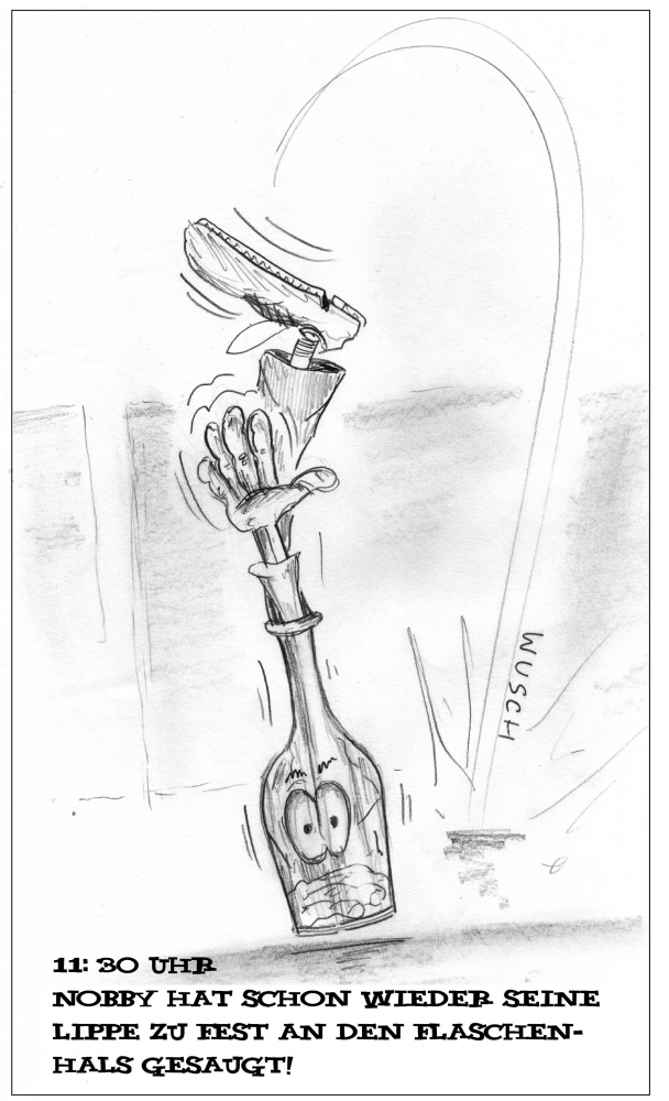 Cartoon: Neulich im Hinterhof 1