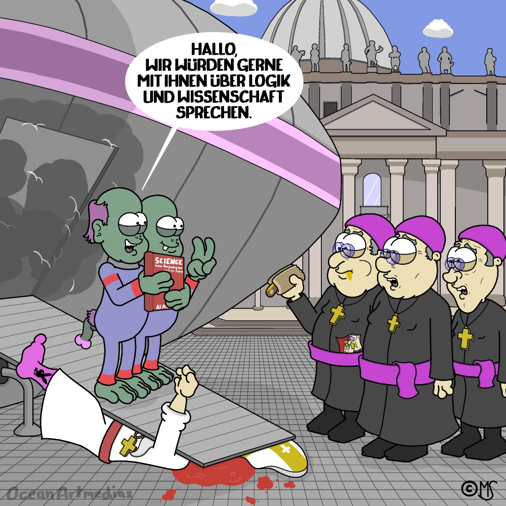 Cartoon: Sie sind da! 1