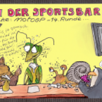 In der Moto-Sportsbar