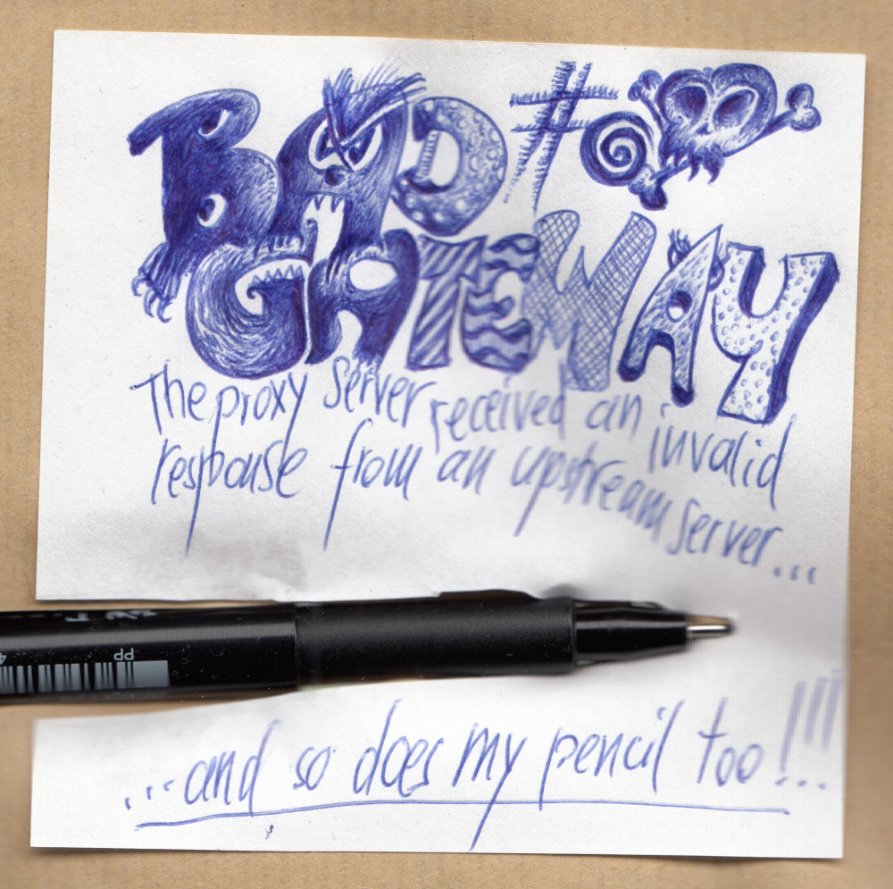 Illustration: »Bad Gateway« 1