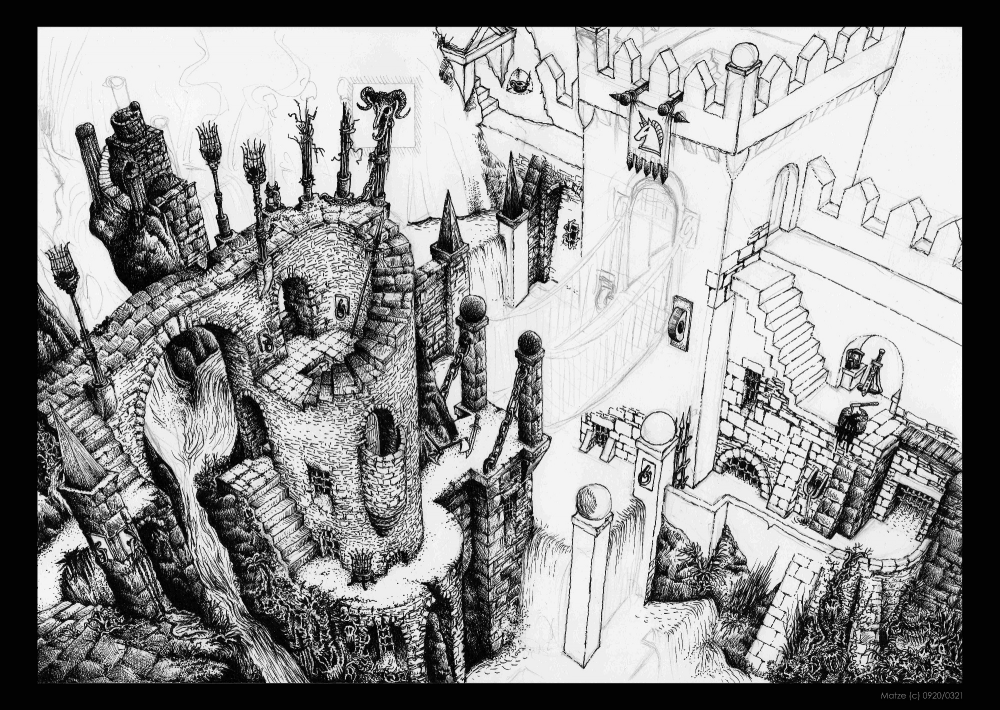 Anderes: »Creepy Pond« - SKETCH - Beyond The Pond ... 3