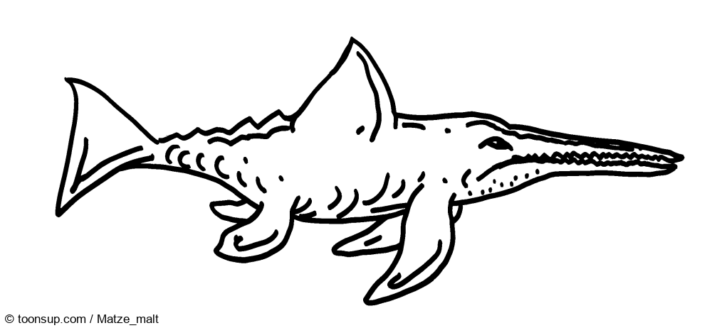 Illustration: DINO-Malvorlagen 7