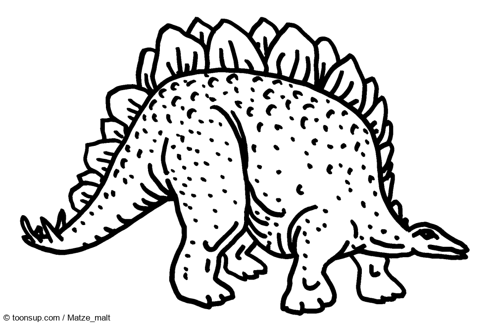 Illustration: DINO-Malvorlagen 15