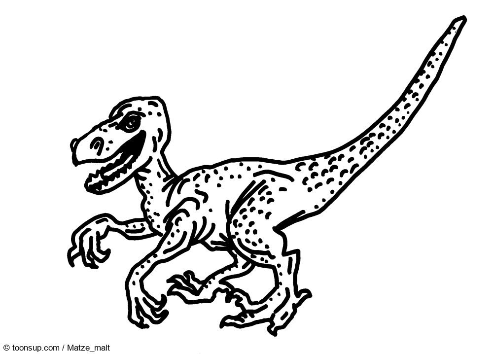 Illustration: DINO-Malvorlagen 20
