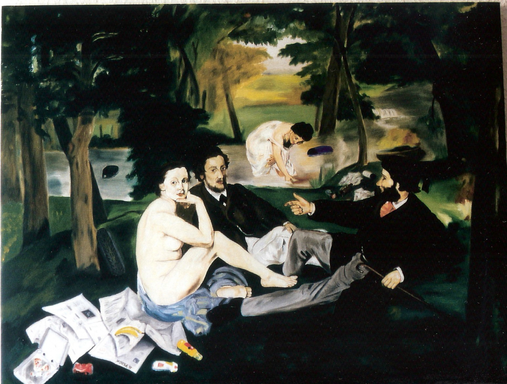 Anderes: Nach dem Frühstück im Freien 1