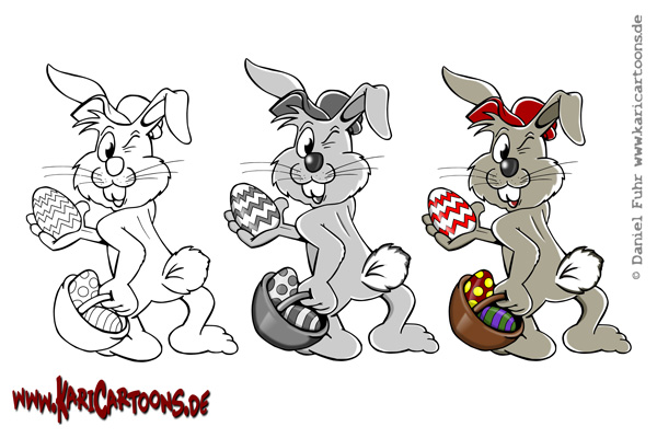 Cartoon: Osterhase 1