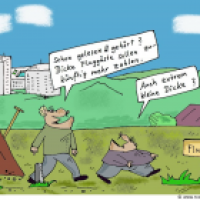 Dicke Fluggäste