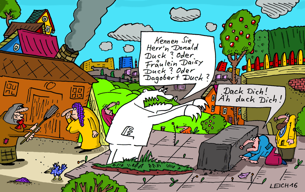 Cartoon: Enten 1