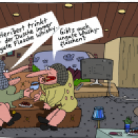 Auf dem Sofa