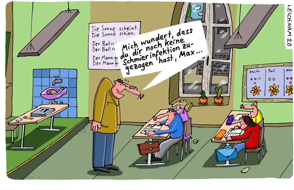 Cartoon: Schule 1