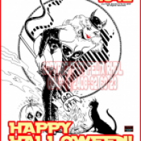 Ms. Halloween Doing A Little Barbecue;-)