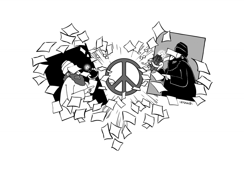 Cartoon: Fax for Peace 1
