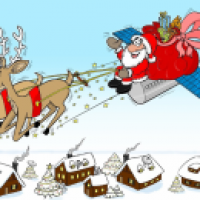 Illustration zu Weihnachtskarte einer IT Firma