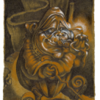 Der blinde Mönch / The blind monk (The narrow path)