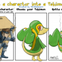 Convert a character into a Pokémon Meme - Solid Snivy