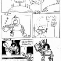 Würfelcomic - Magnete & Roboter