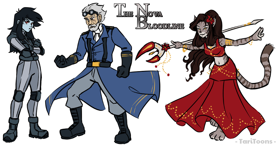 Concept Art / Character Design: The Nova Bloodline 2