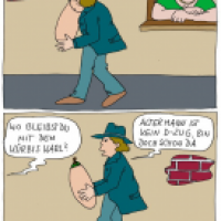 wie die Nase eines Mannes...