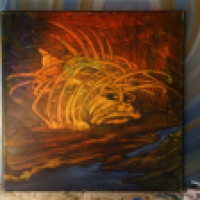 Fischgrätenhund mit Fühlern