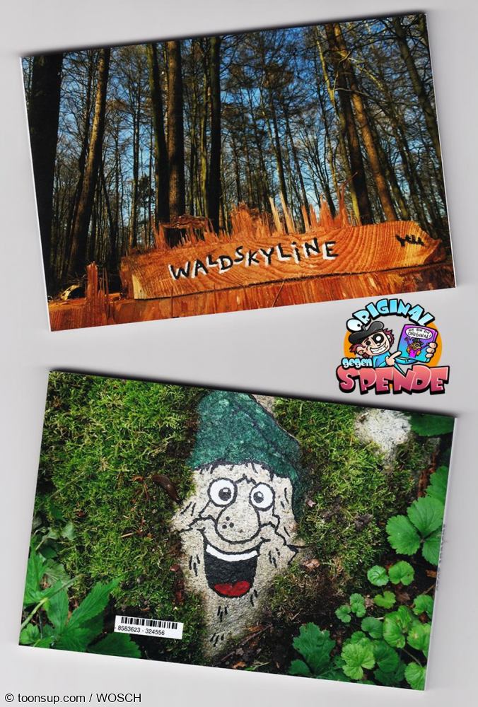 Buch: Waldbüchlein mit Waldmalerei 1