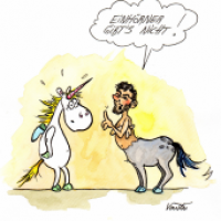 Das verblüffte Einhorn