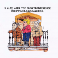 3 Alte Überwachungskameras