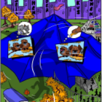 Seilziehen der Zirkusdrachen