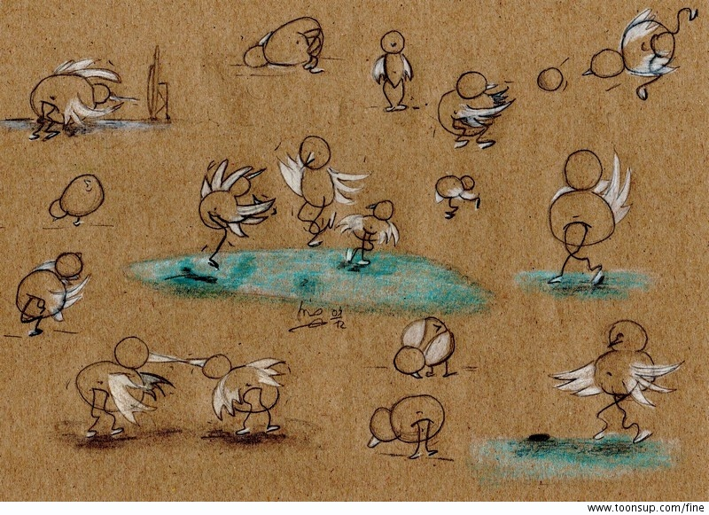 Concept Art / Character Design: erweitertes circle training 2