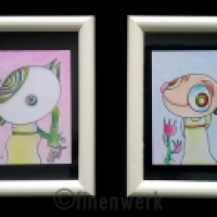 finenbildwerk - gerahmt, aus oiye and friends
