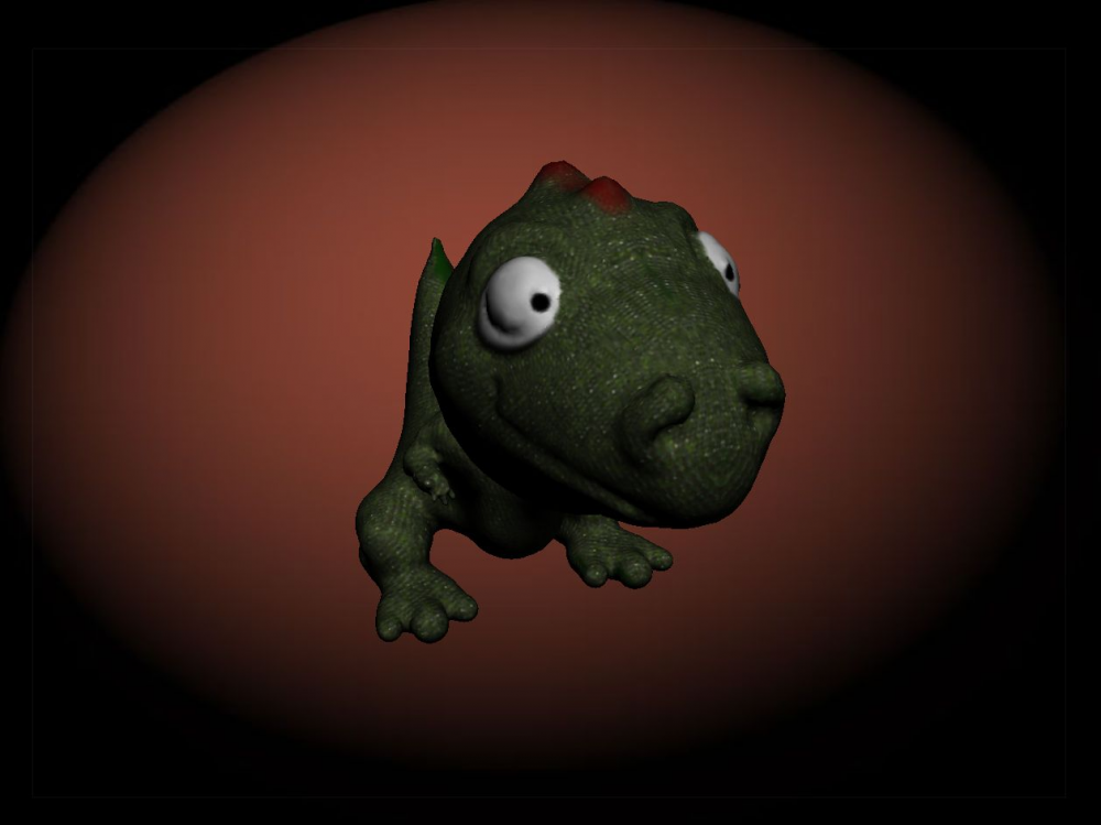 Concept Art / Character Design: Drachenkopf modeliert 3