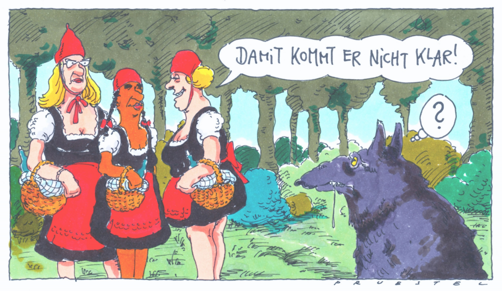 Cartoon: rotkäppchen 1